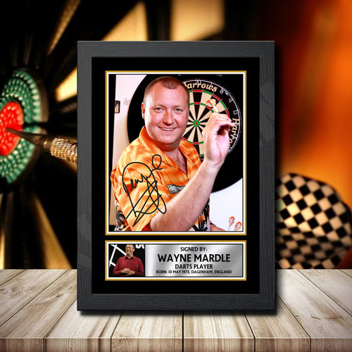 Wayne Mardle printed autograph poster print
