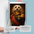 Custom Royal Admiral Pet Portrait - Personalized Dog Portrait in Military Uniform