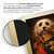 Custom Royal Admiral Pet Portrait - Personalized Dog Portrait in Military Uniform