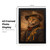 Custer Cat Portrait Poster - Wild West Cowboy Cat Wall Art - Vintage Western Cat Painting
