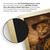 Custer Cat Portrait Poster - Wild West Cowboy Cat Wall Art - Vintage Western Cat Painting