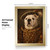 Henry VIII Bulldog Portrait Poster - Tudor King Dog Wall Art - Funny Royal Bulldog Painting