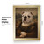 Mona Lisa Bulldog Portrait Poster - Funny Renaissance Bulldog Wall Art