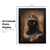 Queen Victoria Cat Portrait Poster – Victorian Queen Cat Wall Art – Funny Royal Cat Painting – Vintage British Monarch Pet Decor