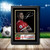 Marcus Rashford Silver printed autograph poster print