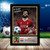Personalised Mohamed Salah Silver printed autograph poster print - view 4