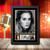 Adele 5 printed autograph poster print