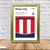 Retro Stoke Club Colours Stoke Fan Championship Football Crest Poster Print - view 5