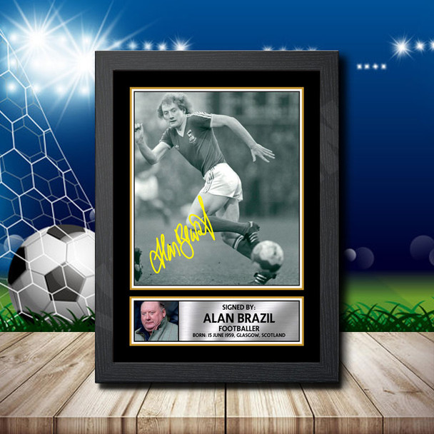 Alan Brazil 2 - Signed Autographed Footballers Star Print