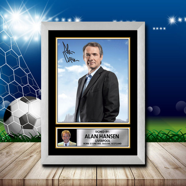 Alan Hansen 1 - Signed Autographed Footballers Star Print