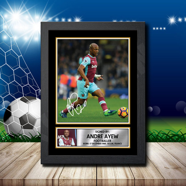 Andre Ayew 2 - Signed Autographed Footballers Star Print