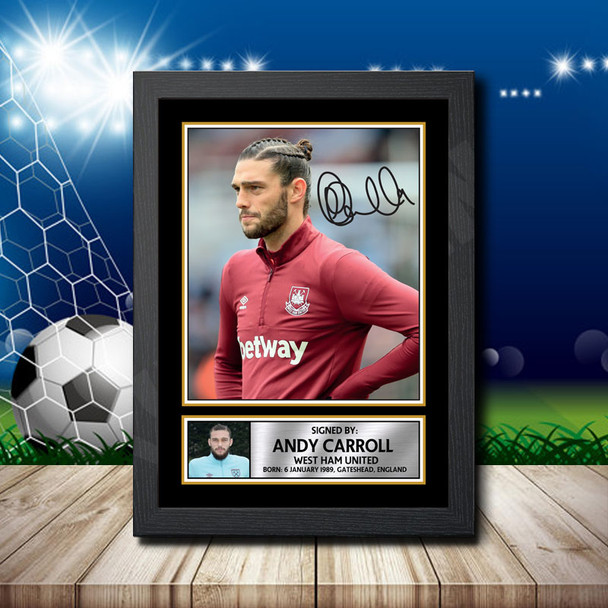 Andy Carroll 1 - Signed Autographed Footballers Star Print