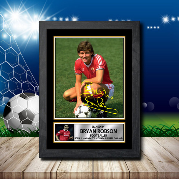 Bryan Robson 1 - Signed Autographed Footballers Star Print