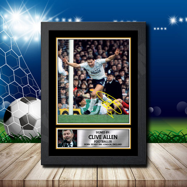 Clive Allen - Signed Autographed Footballers Star Print