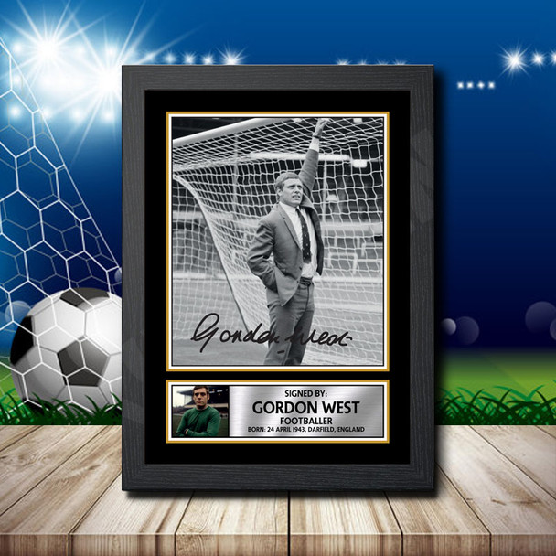 Gordon West - Signed Autographed Footballers Star Print