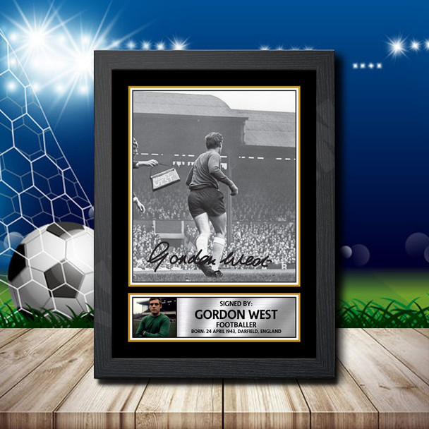 Gordon West 2 - Signed Autographed Footballers Star Print