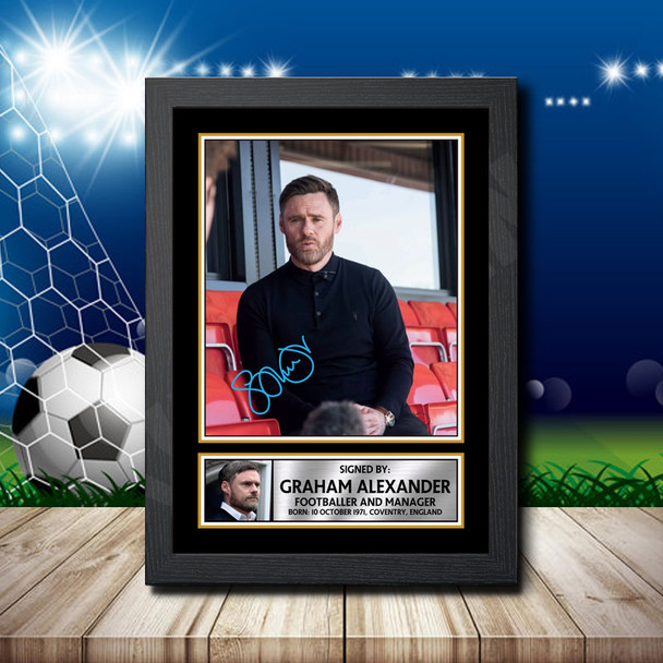 Graham Alexander - Signed Autographed Footballers Star Print