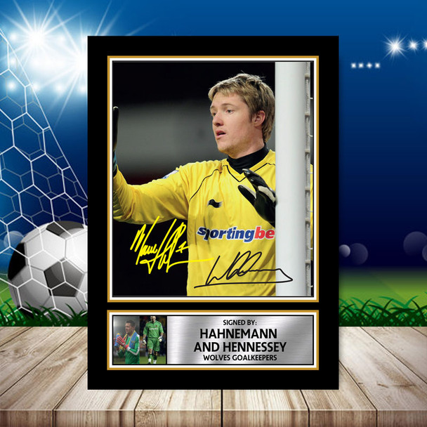 Hahnemann  Hennessey - Signed Autographed Footballers Star Print