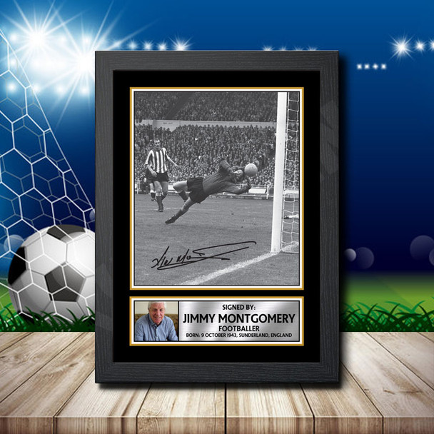 Jim Montgomery - Signed Autographed Footballers Star Print