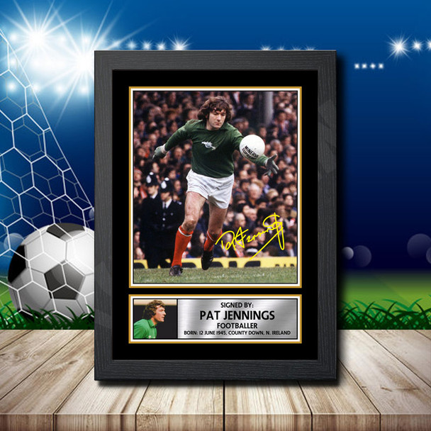 Pat Jennings - Signed Autographed Footballers Star Print
