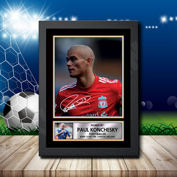Paul Konchesky - Signed Autographed Footballers Star Print