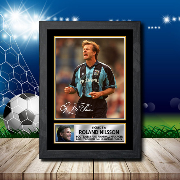 Roland Nilsson - Signed Autographed Footballers Star Print