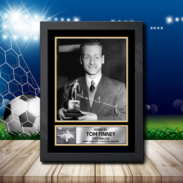 Tom Finney 2 - Signed Autographed Footballers Star Print