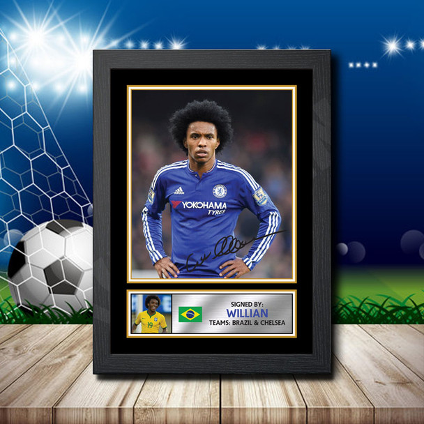 Willian - Signed Autographed Footballers Star Print