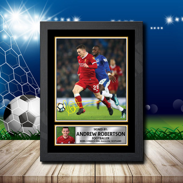 Andy Robertson - Signed Autographed Footballers Star Print