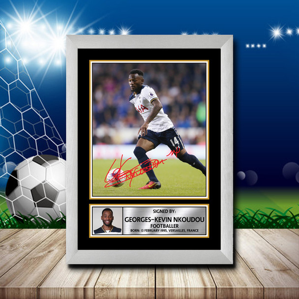 Georges-Kã©Vin Nkoudou 2 - Signed Autographed Footballers Star Print