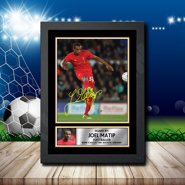 Joel Matip - Signed Autographed Footballers Star Print