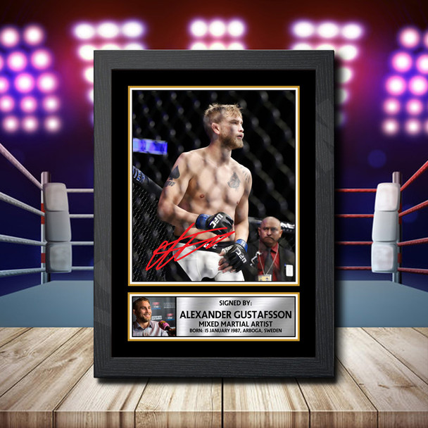 Alexander Gustafsson 2 - Signed Autographed Ufc Star Print