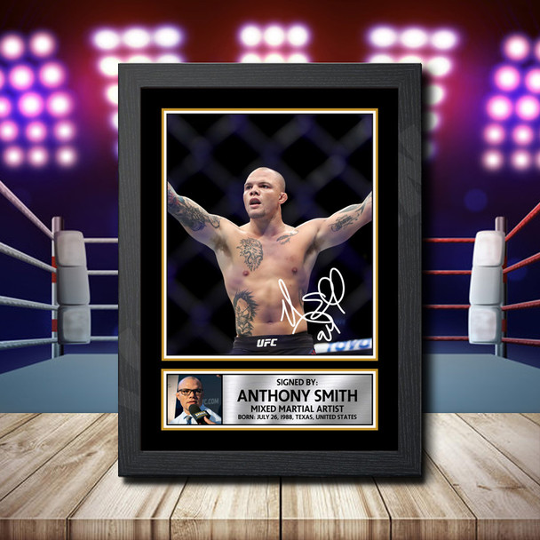 Anthony Smith 2 - Signed Autographed Ufc Star Print