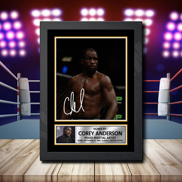 Corey Anderson - Signed Autographed Ufc Star Print
