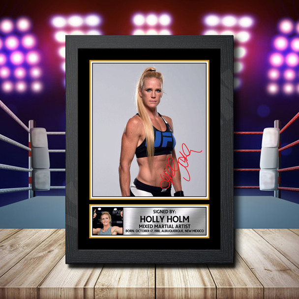Holly Holm - Signed Autographed Ufc Star Print