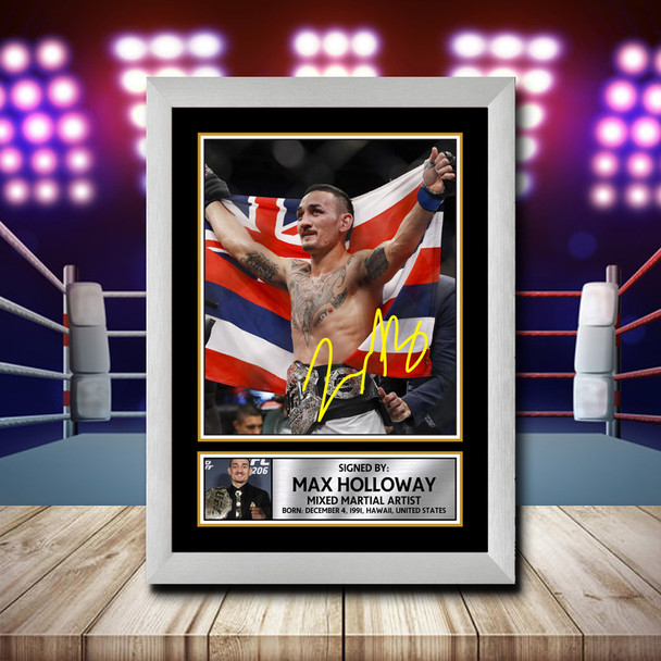 Max Holloway - Signed Autographed Ufc Star Print