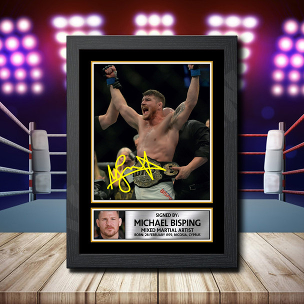 Michael Bisping - Signed Autographed Ufc Star Print