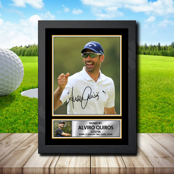 Alviro Quiros 2 - Signed Autographed Golfer Star Print