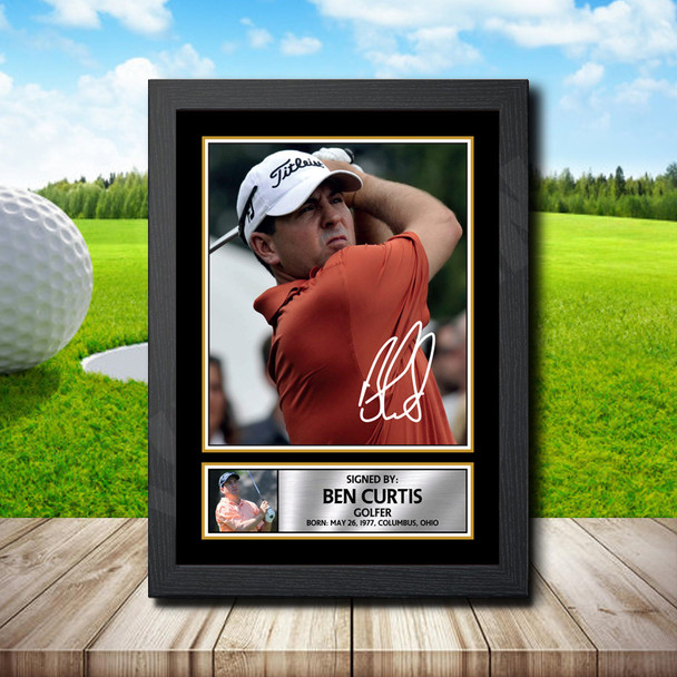 Ben Curtis - Signed Autographed Golfer Star Print