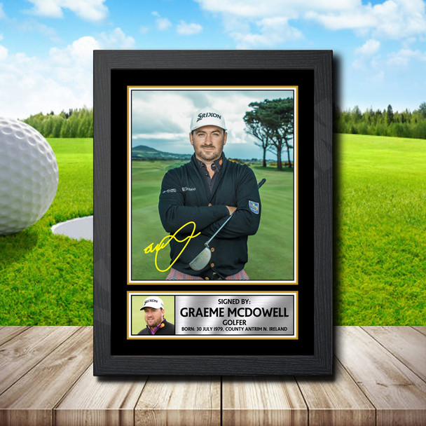 Graeme Mcdowell - Signed Autographed Golfer Star Print