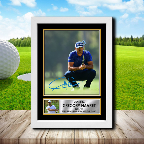 Gregory Havret 2 - Signed Autographed Golfer Star Print