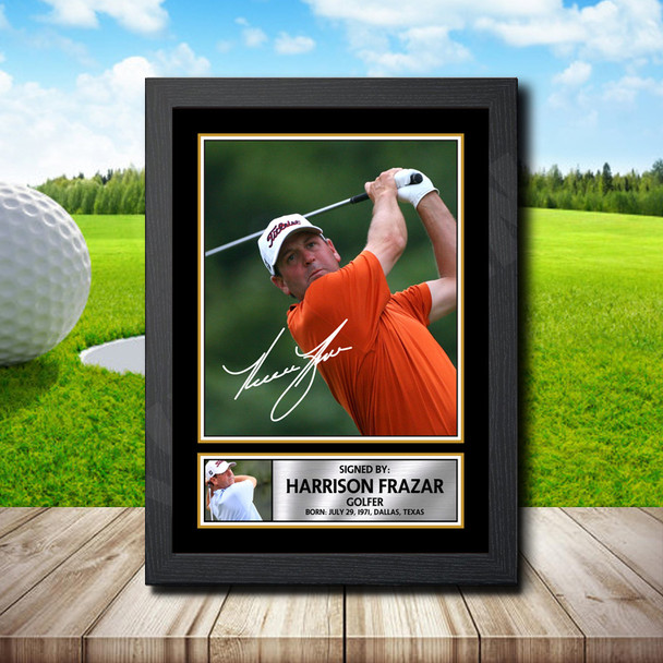 Harrison Frazar - Signed Autographed Golfer Star Print