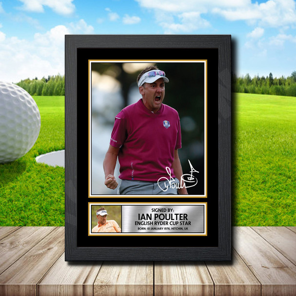 Ian Poulter (2) - Signed Autographed Golfer Star Print