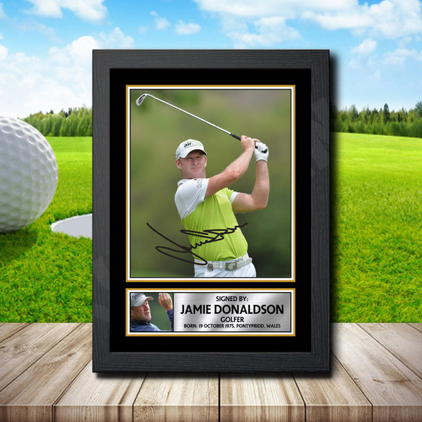 Jamie Donaldson 2 - Signed Autographed Golfer Star Print