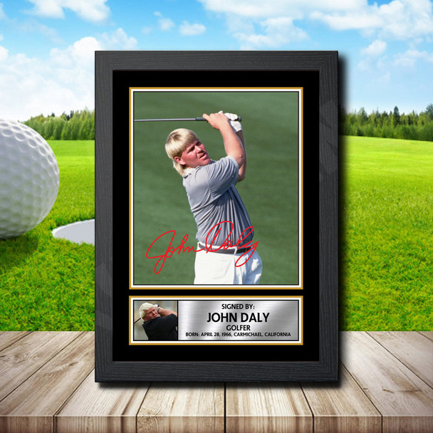 John Daly 2 - Signed Autographed Golfer Star Print