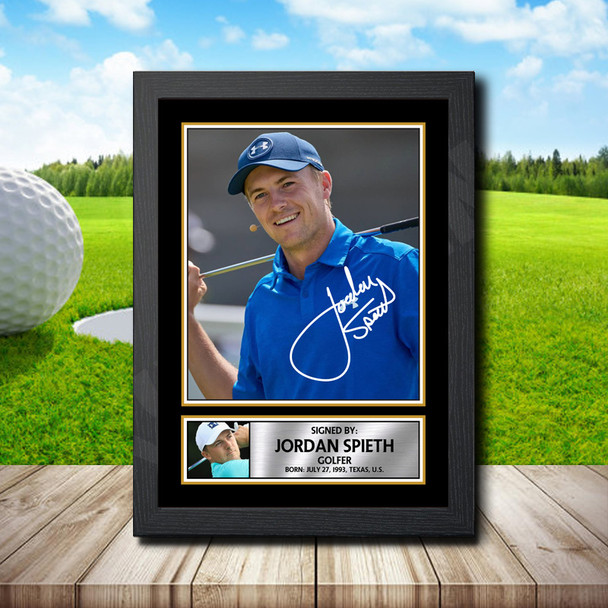 Jordan Spieth - Signed Autographed Golfer Star Print