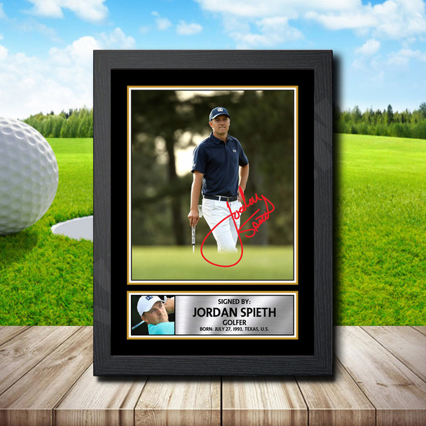 Jordan Spieth 2 - Signed Autographed Golfer Star Print