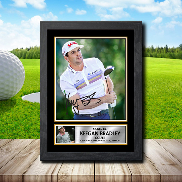 Keegan Bradley 2 - Signed Autographed Golfer Star Print