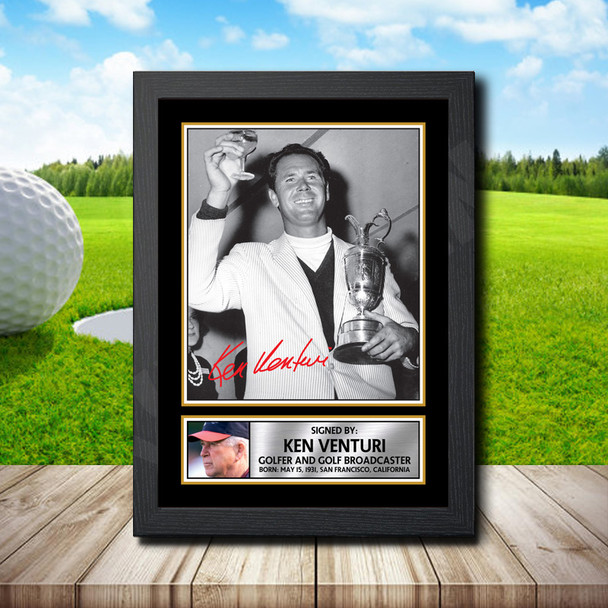 Ken Venturi 2 - Signed Autographed Golfer Star Print