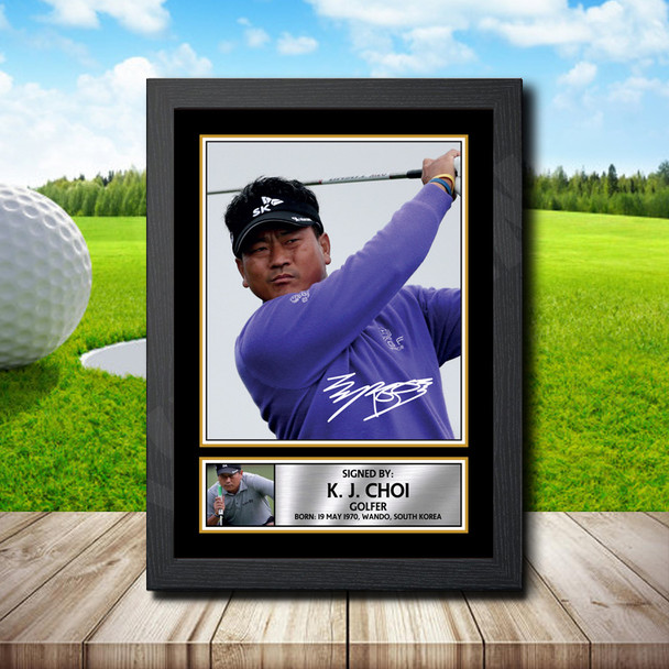 Kj Choi - Signed Autographed Golfer Star Print